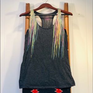 🎨Spilled Paint Work Out Tank Top⚡️